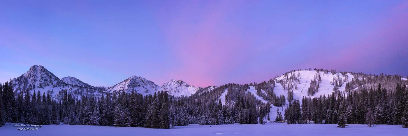 Pre-Sunrise Glow at Anthony Lakes Ski Area in Northeast Oregon