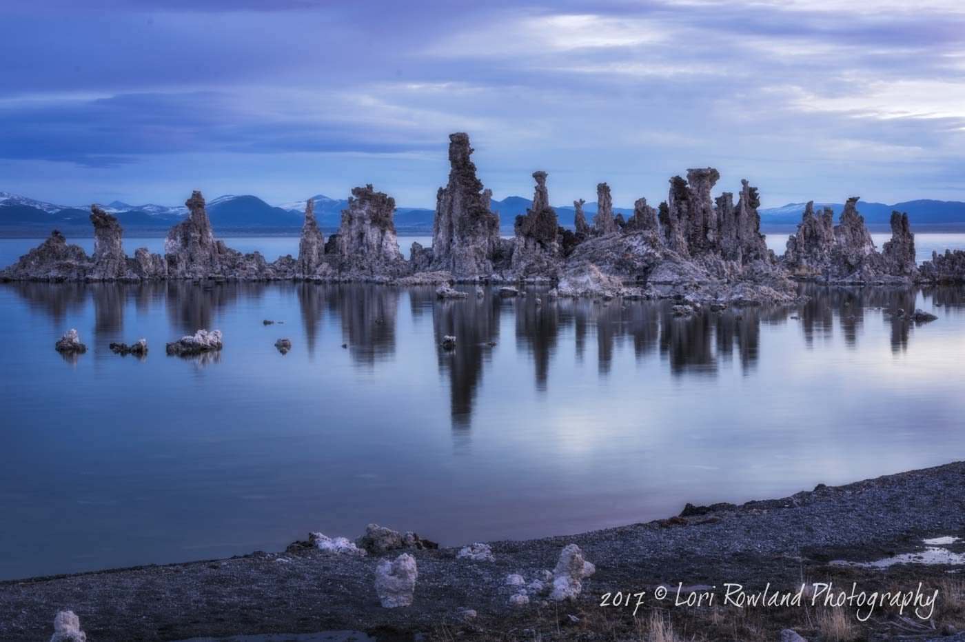 Early morning reflections of Tufa at Mono Lake, California